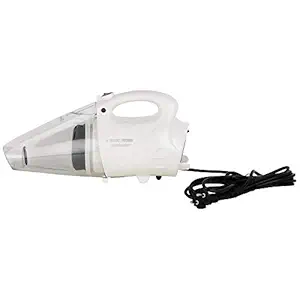 Black + Decker Vh801 800-Watt, 150 Air Watts High Suction,900Ml Dustbowl, Bagless Dustbuster Handheld Vacuum Cleaner And Blower With 5 Attachments And Shoulder Strap (White)