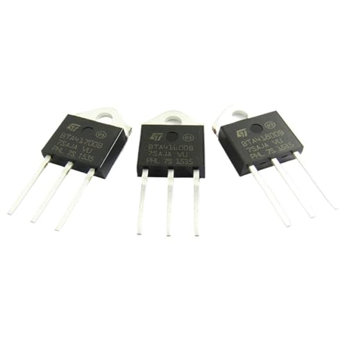 BRHJJQPP (5 uds) BTA41 BTA41600B BTA41700B BTA41800B Conjunto de Chips BTA41-600B BTA41-700B BTA41-800B(BTA41600B)