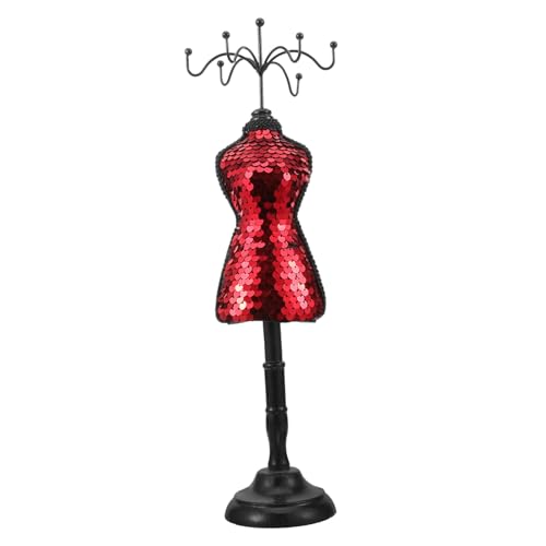 TOVINANNA Necklace Display Stands Earring Holder Jewelry Display Rack Mannequin for Jewelry
