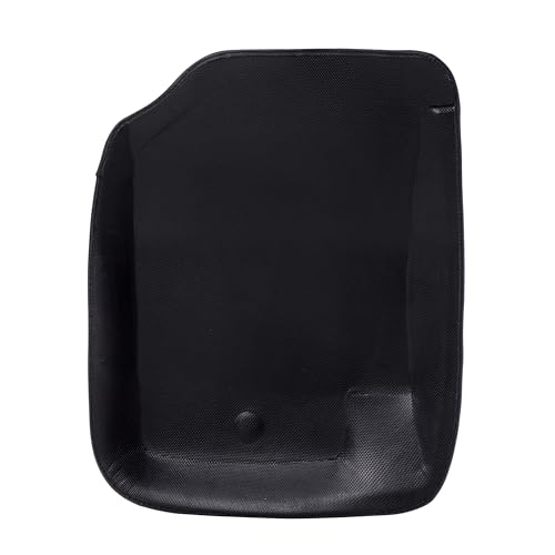 Image of Car Floor Bucket 4.5D Mats Compatible with XUV 3X0,Waterproof, Anti-Skid /Non-Slip, with Heal Pad,Complete Set (Black)