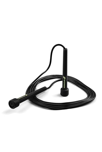 Sporsize Speed Rope - Uzunluğu Ayarlanabilir Atlama İpi 280 CM (Siyah)