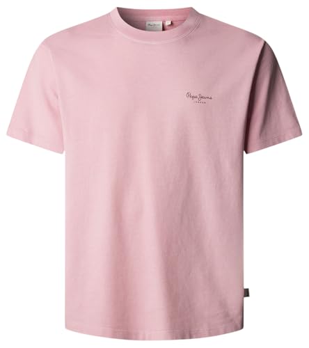 Pepe Jeans Camiseta Jacko para Hombre, Rosa (Rosa Lavado), M