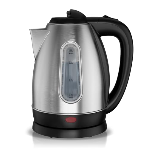KEINVE Tetera Eléctrica Acero Inoxidable 1.8L 1200W miniatura 1
