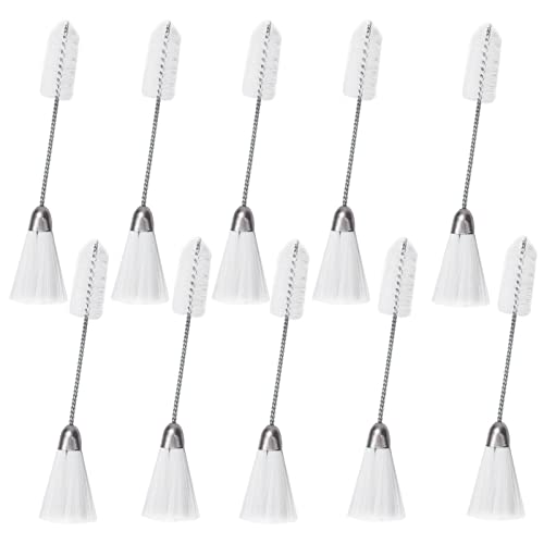 KooingTech Sewing Machine Cleaning Kit, Sewing Machine Cleaning Brushes, 5.7 in Sewing Machine Cleaning Tools Nylon 10pcs Double Ended Sewing Machine Cleaning Brush for Bobbin Case
