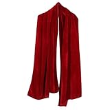 Toyvian Eleganter Damen Samt schal in Weinrot Luxuriöser Warmer Velvet stola für Abendkleider Braut Festmode Weicher Formeller Schultertuch wrap für Kühle Anlässe