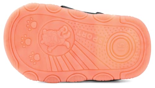 Image of Baby Boys Girls Squeaky Sandals Summer Closed-Toe Anti-Slip Premium Rubber Sole Toddler First Walkers Shoes