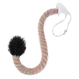 Pjeghbvop Disfraz de cola de animal para cosplay, 100 cm de largo, de felpa con cintura ajustable, para niños y adultos, disfraz de Halloween, accesorio para cosplay, P, Talla única
