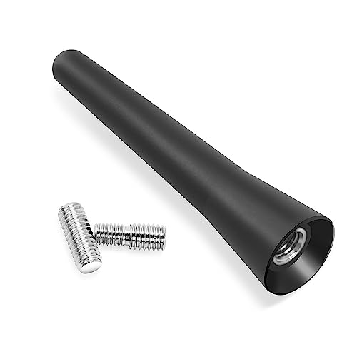 Sound Way Universal Car Radio Antenna, 2,6" Mini Car Radio Aerial Antenna, 3 Screws M4 M5 M6, Easy to Install - Image 2