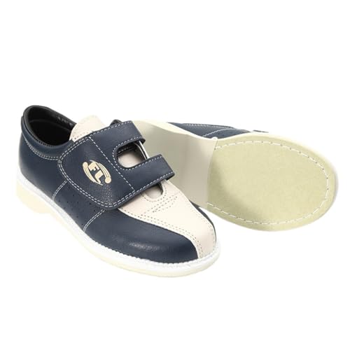 JiuQing Bowling Shoes for Men Slip-On Indoor Walking Shoes Suede Sliding Sole for Beginner Bowling Training2