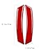 muekzru Car Reflective Trim Side Marker Stickers,Automotive Exterior Accessories Reflector Guard for Car SUV Pickup Truck Wheel Well Arch or Side Bumper Fenders,Outdoor Safety (RED-2PCS)