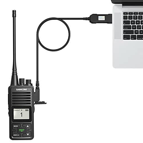 Image of SAMCOM Radio Programming Cable USB Plug & Play No Driver Needed for Windows System Compatible FPCN30A FPCN10A Two Way Radio