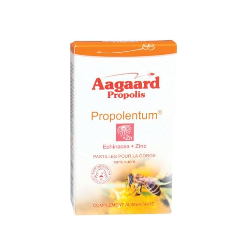 Aagaard - Propolentum + echinacéa + zinc - 30 pastilles - Gorge protégée