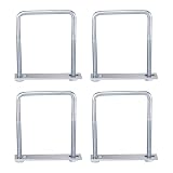 QUARKZMAN 4 Stück Blattfeder-Schelle Kit M8 Quadrat-U-Schelle Passt Für Blattfedern Bis Zu 3.3" Breite Sichert Blattfedern Mit Schrauben Für Bessere Kontrolle Der Achsdrehkraft Anhänger LKW