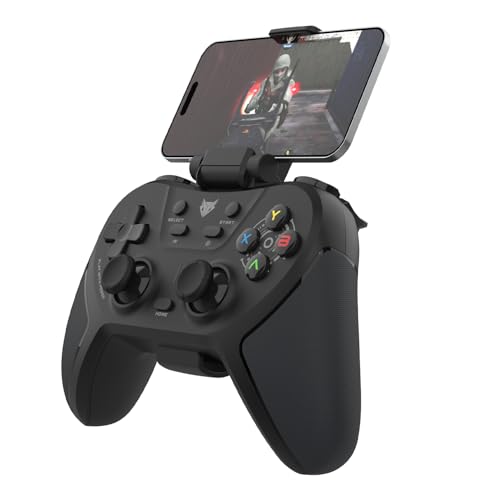 Image of EvoFox One S Controller Clamp, 34g Lightweight Yet Strong ABS Plastic. Extendable Phone Mount for Universal Compatibility of Phone. (Exclusively Designed One S) (Controller Not Included)