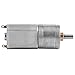 DC Motor 12V, Reversible High Reduction Electric Motor 15-200RPM Outer Diameter 20MM(100RPM)