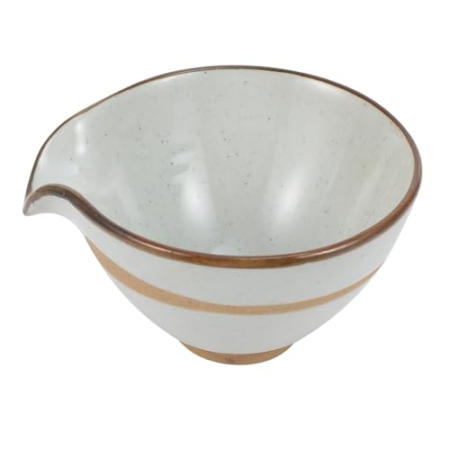 Cabilock 1pc Creative Light Grey Ceramic Sauce Dish Versatile Dipping Bowl for Sauces Snacks Fruits for Family Restaurant Use More