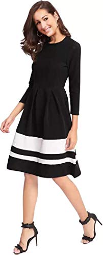 Image of LookMark Cotton A-Line Knee-Length Women's Dress