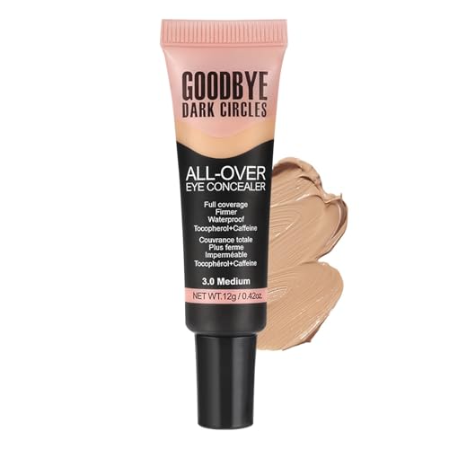 Corrector De Cobertura Completa, 12 G De Corrector De Ojos Liviano, Tratamiento De Círculos Oscuros De Los Ojos, Maquillaje De Corrección De Color, Imprimación Ocular, Base Líquida Duradera
