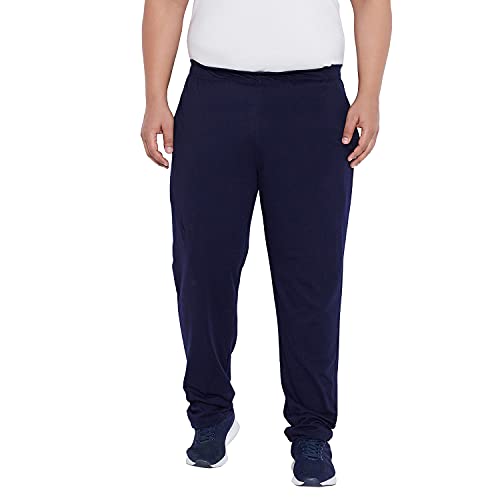 Image of Bigbanana Men Plus Size Berlin-Navy Solid Trackpant