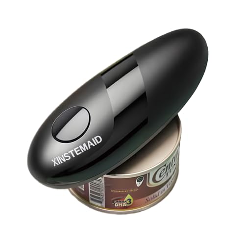 One Touch Electric Can Opener Fits All Can Sizes, Smooth Edge?Food Safe Kitchen Gadgets Automatic Can Opener for Kitchen
