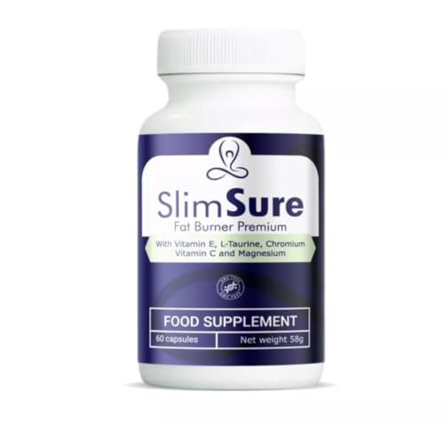 SlimSure Capsules Premium Ingredients, Supports Healthy Weight Loss Support - All Natural/Weight Management Support - 60 Capsules - Vegan/New & Sealed