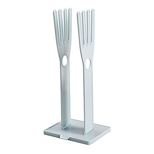 NGCG Portable Glove Drying Rack Removable Desktop Drainage Storage Rack For Kitchen Dish Towel Drying Washing Rack Sink Glove Drying Rack Kitchen, Blue