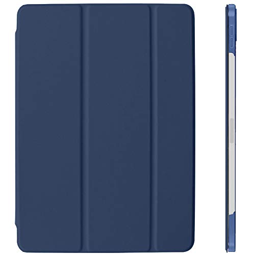 Image of DuraSafe Cases for iPad Air 5th 4th 6th 11th [ Air 11 /6 2024 /5 2022 /4 2020 ] A2588 A2316 MYFQ2HN /A MYFM2HN /A MYFR2HN /A MYFN2HN /A MYFQ2HN /A MYFM2HN /A MYFR2HN /A UltraSlim PC Cover - Navy Blue