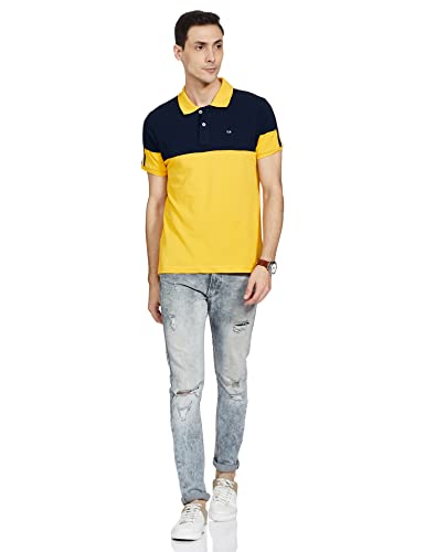 Image of Arrow Sports Men's Regular Polo Shirt (ASAATS3342 Me. Yellow x-Large)