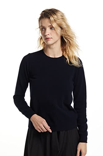 EURKEA Women's Crewneck 100% Cashmere Sweater, Cozy Pullover Winter Top for Women, Gift Ready2