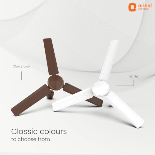 Image of Orient Electric Apex Swift 1200mm BLDC Ceiling Fan with Remote | BEE 5 Star Rated | High Speed, Energy Saving Motor | 210 CMM Air Delivery | Inverter Compatible | 3 Year Warranty by Orient |Clay Brown