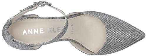 Anne Klein Women’s Fabulist Comfortable Fashion Pump, Silver, 8 #TOP4