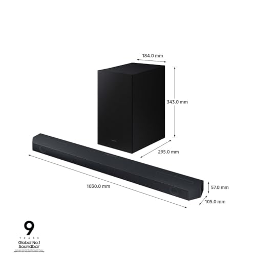 Samsung Soundbar HW-Q600C-ZF Wireless Dolby Atmos, Audio a 3.1.2 Canali Q-Simphony - 3