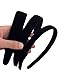 Goiern 3 cerchietti da donna in velluto nero, solido, semplice, per ragazze, larghi, medi e sottili, da donna, alla moda, per donne e ragazze immagine