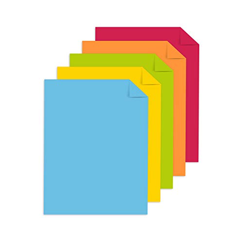 Image of Astrobrights Mega Collection, Colored Paper, inchClassic inch 5-Color Assortment, 625 Sheets, 24 lb /89 gsm, 8.5 inch x 11 inch - MORE SHEETS! (91623)