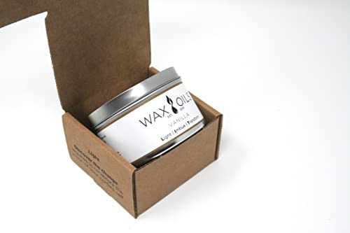 Wax And Oils Soy Wax Aromatherapy Scented Candles, Vanilla, 8 Oz #TOP1