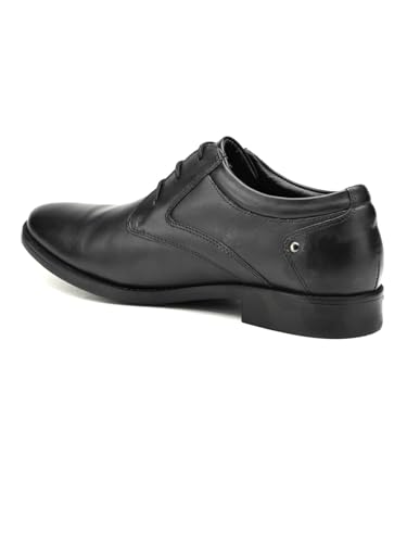 Image of Lee Cooper LC2024B3R Men's Leather Derby Formal Shoes | Lightweight, Comfortable & Stylish Lace-Ups for Office, Business