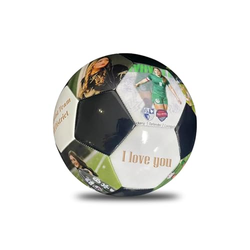 Personalized Custom Soccer Football Gift ， Create Unforgettable Memories! Upload Photos，Text for Unique Designs, Premium Match-Grade Ball, Anniversary，Team Championship Present for All Ages