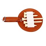 BESPORTBLE 1set Hanging Golf Tee Holder Multi-use Waist Pouch for Golf Tees Storage Bag Dual Pockets Compact Design Easy to Carry