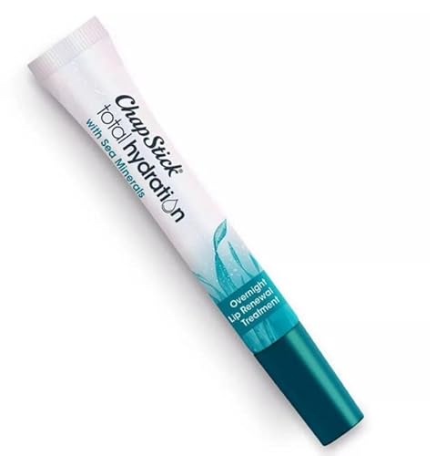 Chapstick Total Hydration With Sea Minerals Overnigh Lip Renewal Treatment. 0.21 Oz. #TOP17