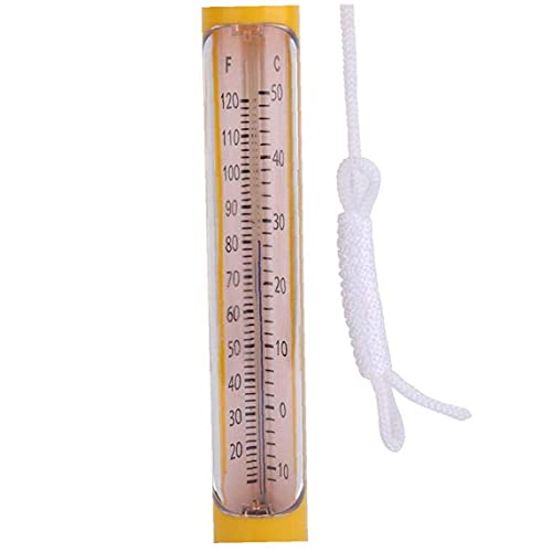 Zwembadthermometer, zwembadthermometer Drijvende temperatuurmeter Cartoon Shark vorm met touw voor zwembad Spa Hot Tub Pond - Image 5