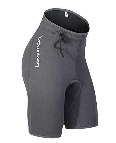 Lemorecn Wetsuit Shorts 3mm Neoprene Canoeing Swimming Pants
