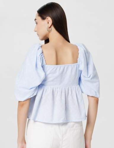 Image of Tokyo Talkies Women Cotton Blend Regular Fit Tops