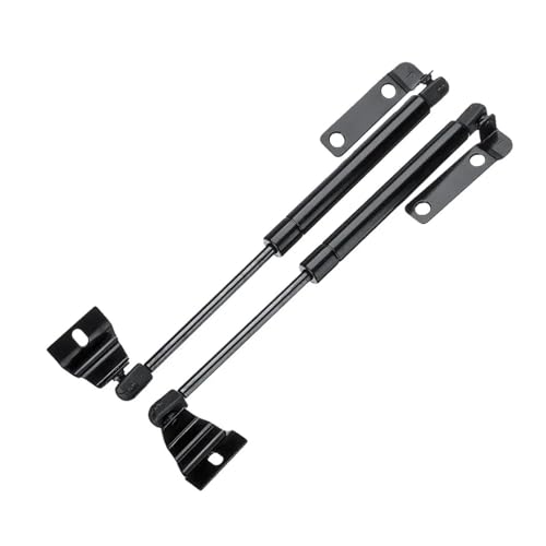 Image of Hood Bonnet Front Rod Struts Shock Lift Black Rear 2pcs Bonnet Hood Lift Compatible With Hilux Vigo 2005-2012