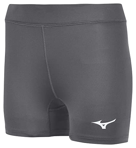Short de volley Mizuno Vortex V2 femme gris Quiet Shade taille M