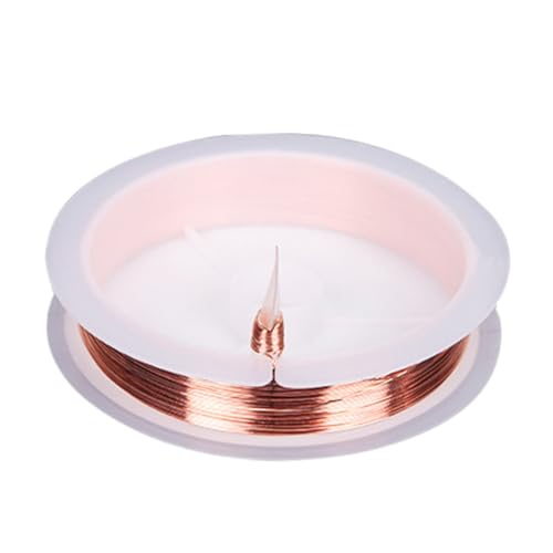 GOOHOCHY Convenient 0.3mm Reed Making Copper Wire Professional Craft Metal Wire Portable Reed Wire for Diy Handmade Projects