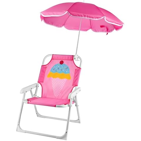 PLULON Kids Beach Chair with Umbrella Cover