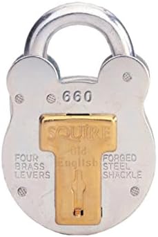 660KA Old English Padlock with Steel Case 64mm Keyed