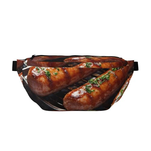 Sac banane de course à pied imprimé fun ceinture running légère réglable sport