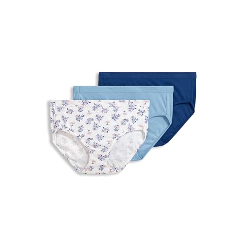 Image of Jockey Women's Underwear 100% Cotton Elance Breathe Hipster - 3 Pack