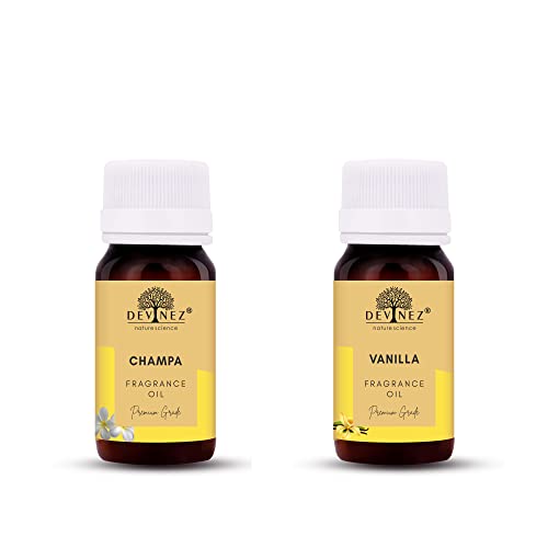 Image of Devinez Champa, Vanilla Aroma Oil for Diffuser /Ultrasonic Aroma Diffuser /Tealight Diffuser /Reed Diffuser, 60ml Each